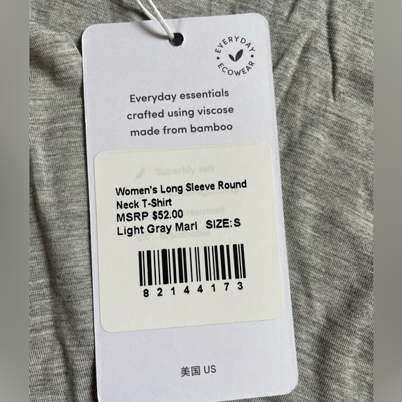 NWT “Lift Tone Burn” Boody Athletic Long Sleeve - Picture 3 of 3